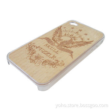 Skull Puzzle Wooden Case, Suitable for iPhone, Customized Logos Accepted